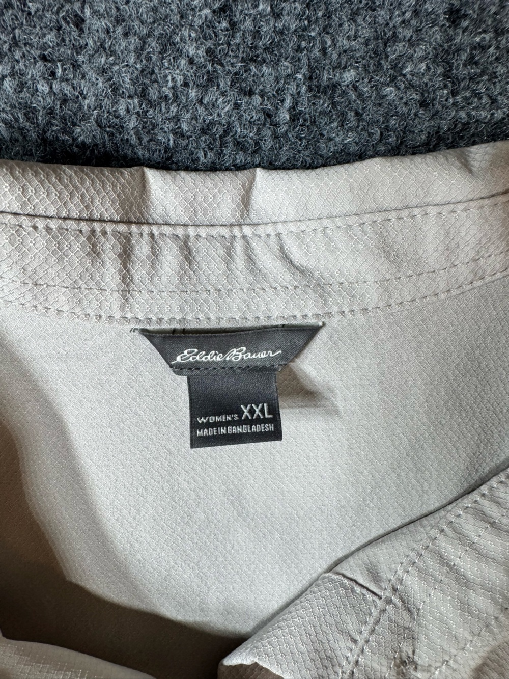 Eddie Bauer Women's Sleeveless Tech Shirt — Light Taupe
